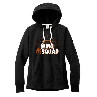 Chicken Bbq Wings Squad Family Party Wing Lovers Women's Fleece Hoodie