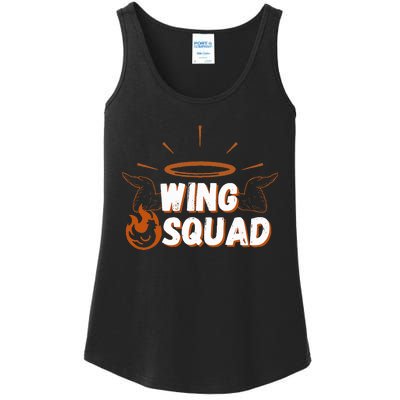 Chicken Bbq Wings Squad Family Party Wing Lovers Ladies Essential Tank