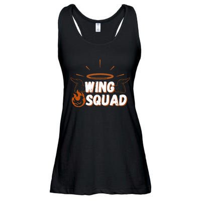 Chicken Bbq Wings Squad Family Party Wing Lovers Ladies Essential Flowy Tank