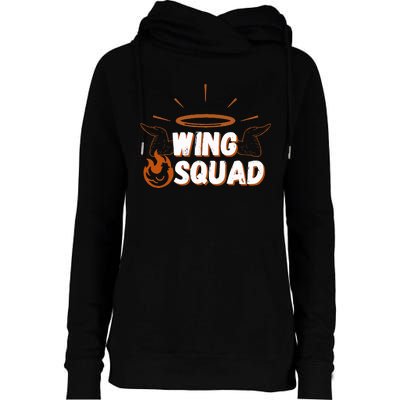 Chicken Bbq Wings Squad Family Party Wing Lovers Womens Funnel Neck Pullover Hood