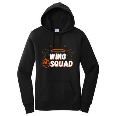 Chicken Bbq Wings Squad Family Party Wing Lovers Women's Pullover Hoodie