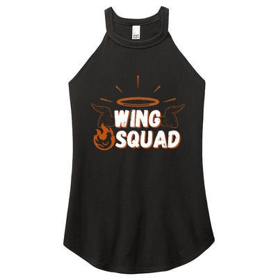 Chicken Bbq Wings Squad Family Party Wing Lovers Women's Perfect Tri Rocker Tank