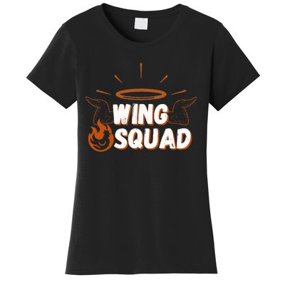 Chicken Bbq Wings Squad Family Party Wing Lovers Women's T-Shirt