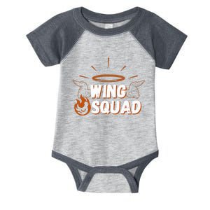 Chicken Bbq Wings Squad Family Party Wing Lovers Infant Baby Jersey Bodysuit