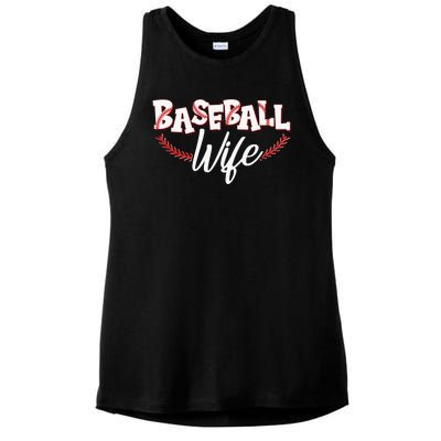 Cute Baseball Wife Ladies PosiCharge Tri-Blend Wicking Tank