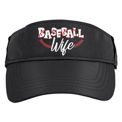Cute Baseball Wife Adult Drive Performance Visor