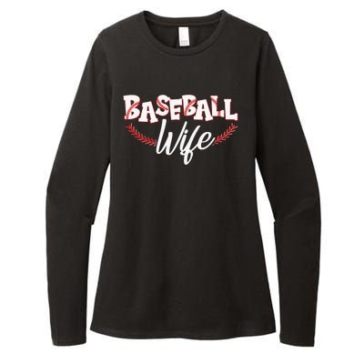 Cute Baseball Wife Womens CVC Long Sleeve Shirt