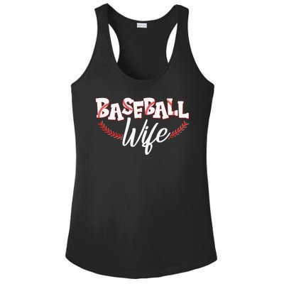 Cute Baseball Wife Ladies PosiCharge Competitor Racerback Tank