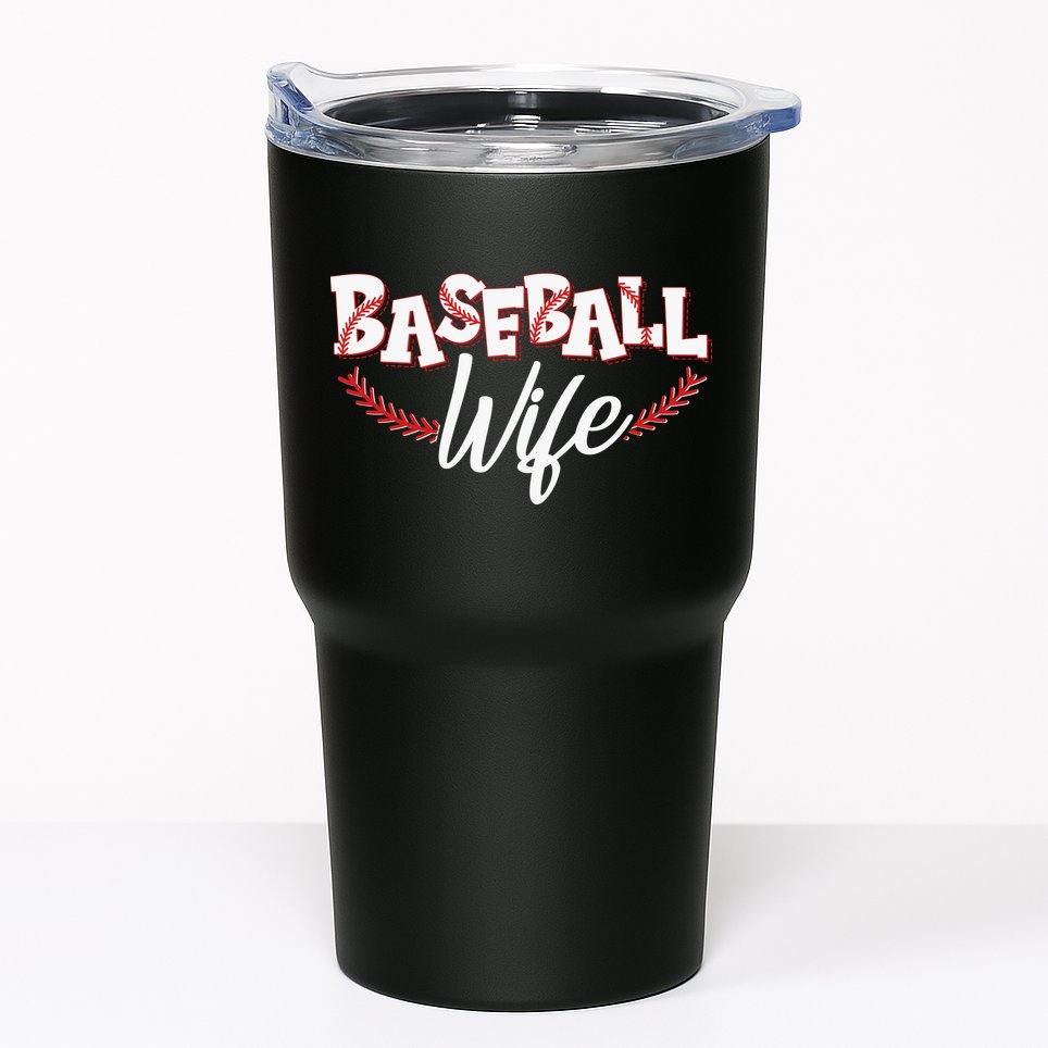Cute Baseball Wife Tumbler