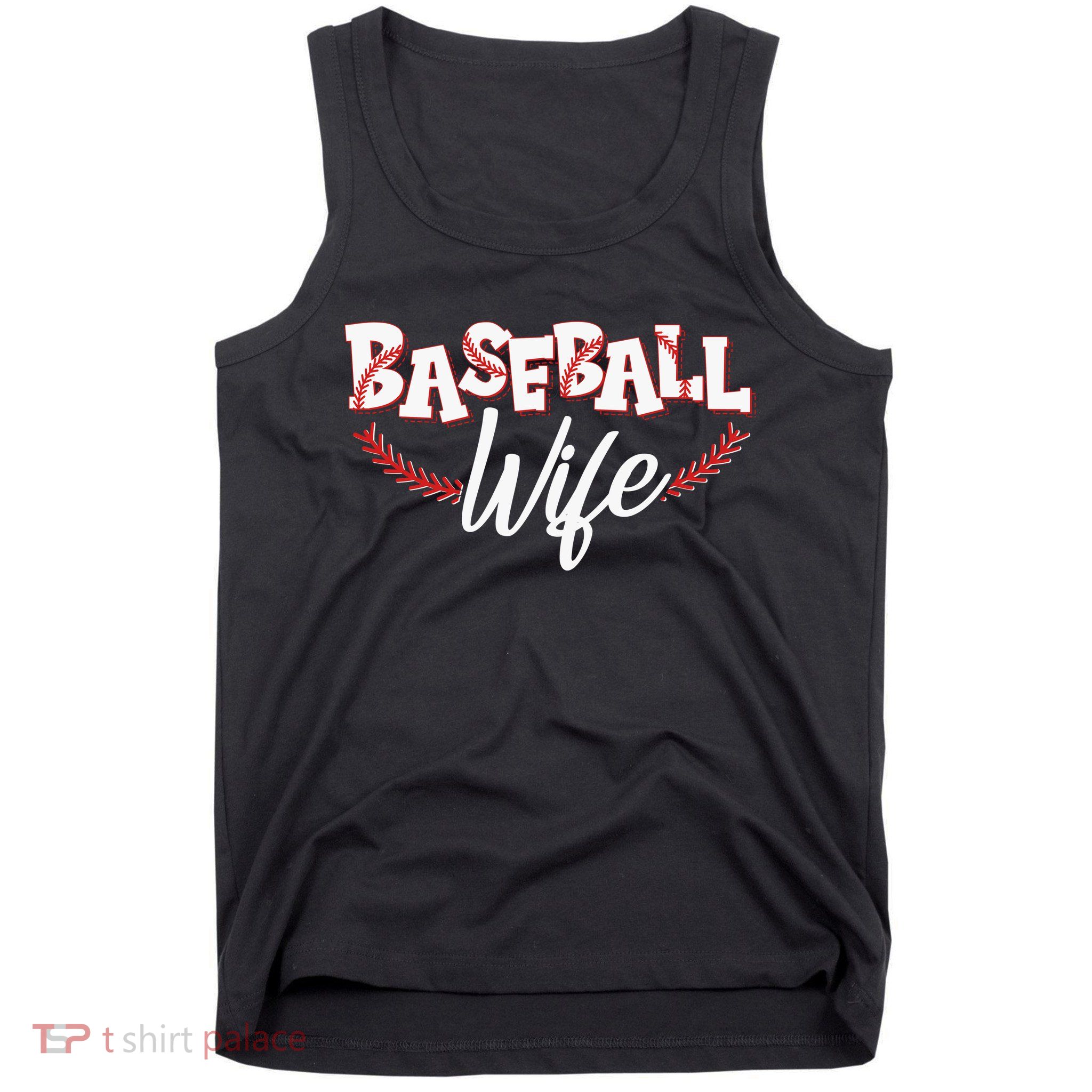 Cute Baseball Wife Tank Top