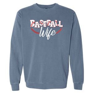 Cute Baseball Wife Garment-Dyed Sweatshirt