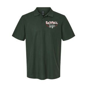 Cute Baseball Wife Softstyle Adult Sport Polo