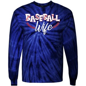 Cute Baseball Wife Tie-Dye Long Sleeve Shirt