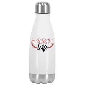 Cute Baseball Wife Stainless Steel Insulated Water Bottle