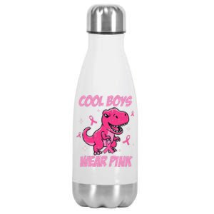 Cool Boy Wear Pin.K Trex Breast Cancer Awareness Stainless Steel Insulated Water Bottle