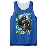 Come Back With A Warrant Cringe Skeleton Mesh Reversible Basketball Jersey Tank