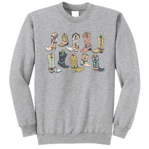 Cowgirl Boots Western Tall Sweatshirt