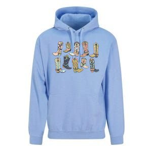 Cowgirl Boots Western Unisex Surf Hoodie