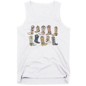 Cowgirl Boots Western Tank Top