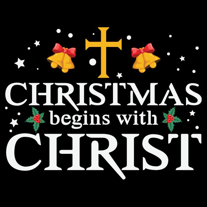Christmas Begins With Christ City Backpack
