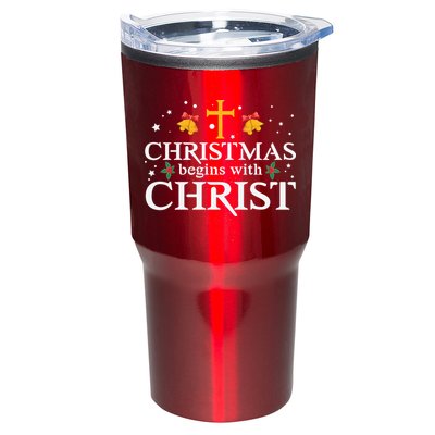 Christmas Begins With Christ Tumbler
