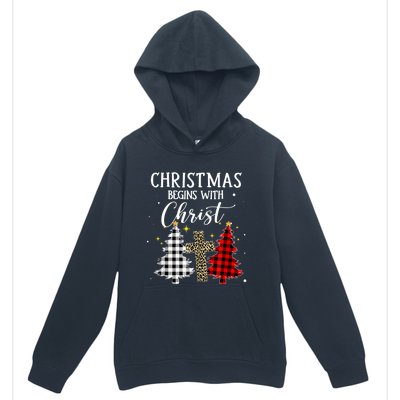 Christmas Begins With Christ Jesus Cross Christian Sweater Great Gift Urban Pullover Hoodie