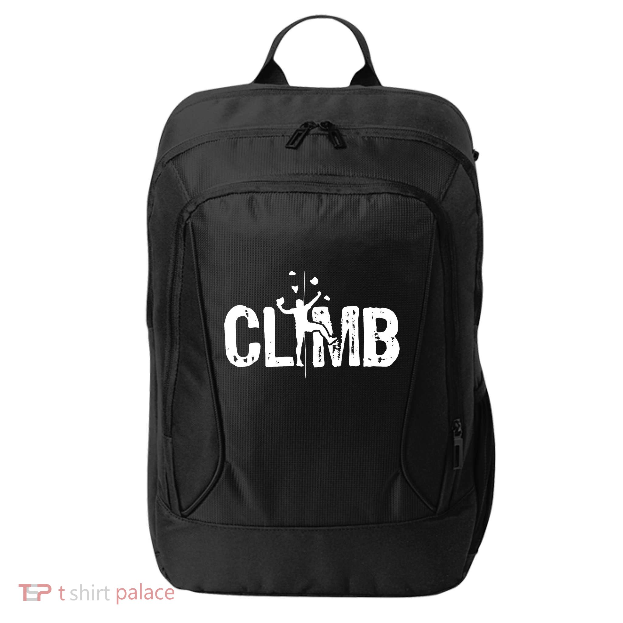 Climb Bouldering Wall Climber Rock Climbing Mountaineer City Backpack