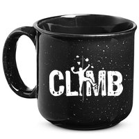 Climb Bouldering Wall Climber Rock Climbing Mountaineer 15oz Campfire Ceramic Mug