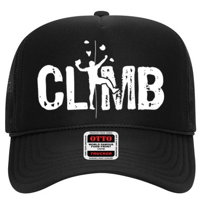Climb Bouldering Wall Climber Rock Climbing Mountaineer Trucker Hat