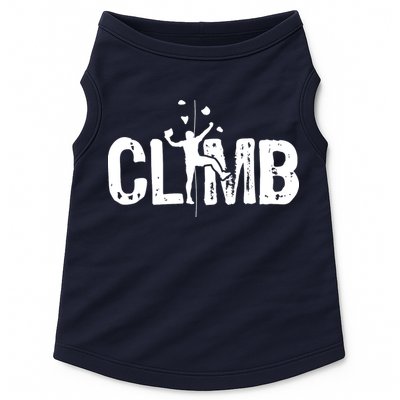 Climb Bouldering Wall Climber Rock Climbing Mountaineer Doggie Tank