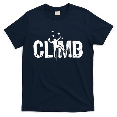 Climb Bouldering Wall Climber Rock Climbing Mountaineer T-Shirt