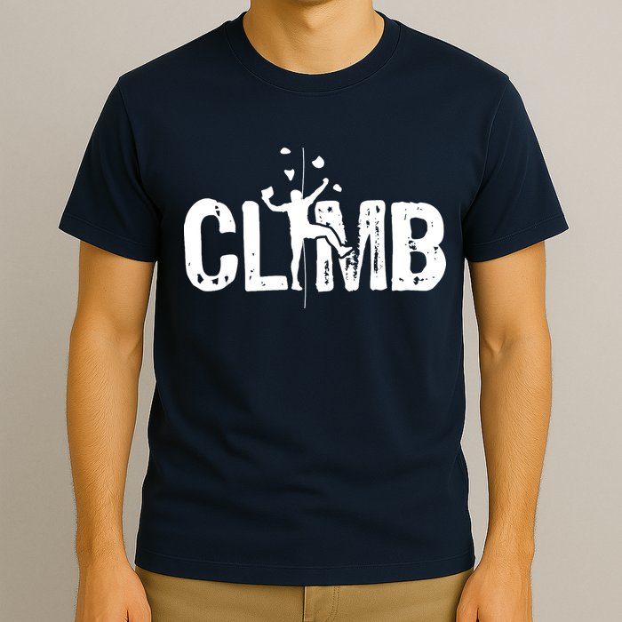 Climb Bouldering Wall Climber Rock Climbing Mountaineer T-Shirt
