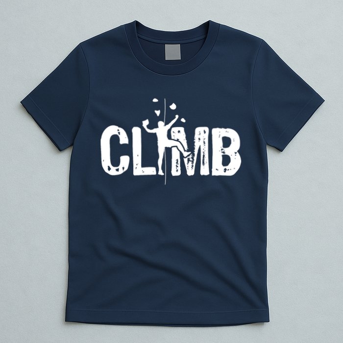 Climb Bouldering Wall Climber Rock Climbing Mountaineer T-Shirt