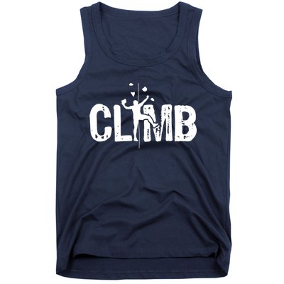 Climb Bouldering Wall Climber Rock Climbing Mountaineer Tank Top