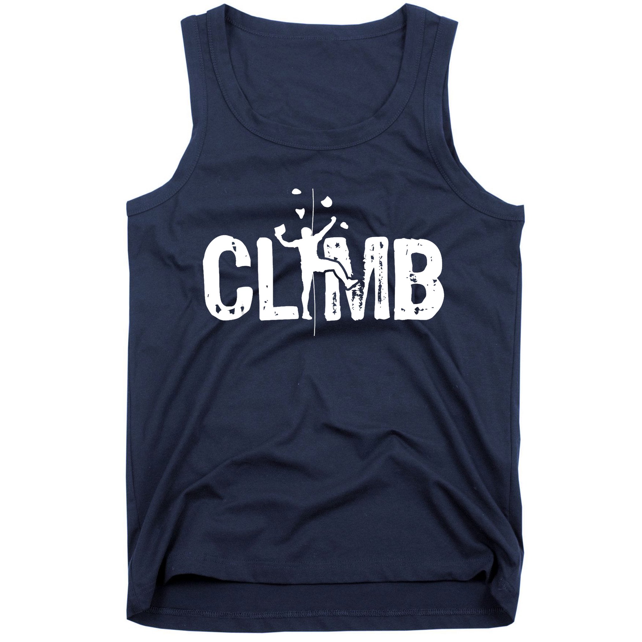 Climb Bouldering Wall Climber Rock Climbing Mountaineer Tank Top