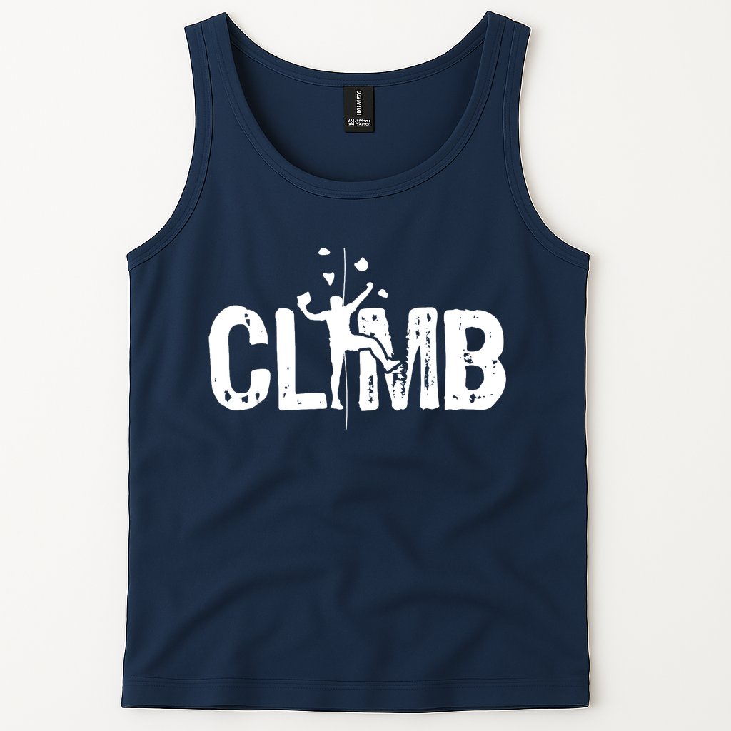 Climb Bouldering Wall Climber Rock Climbing Mountaineer Tank Top