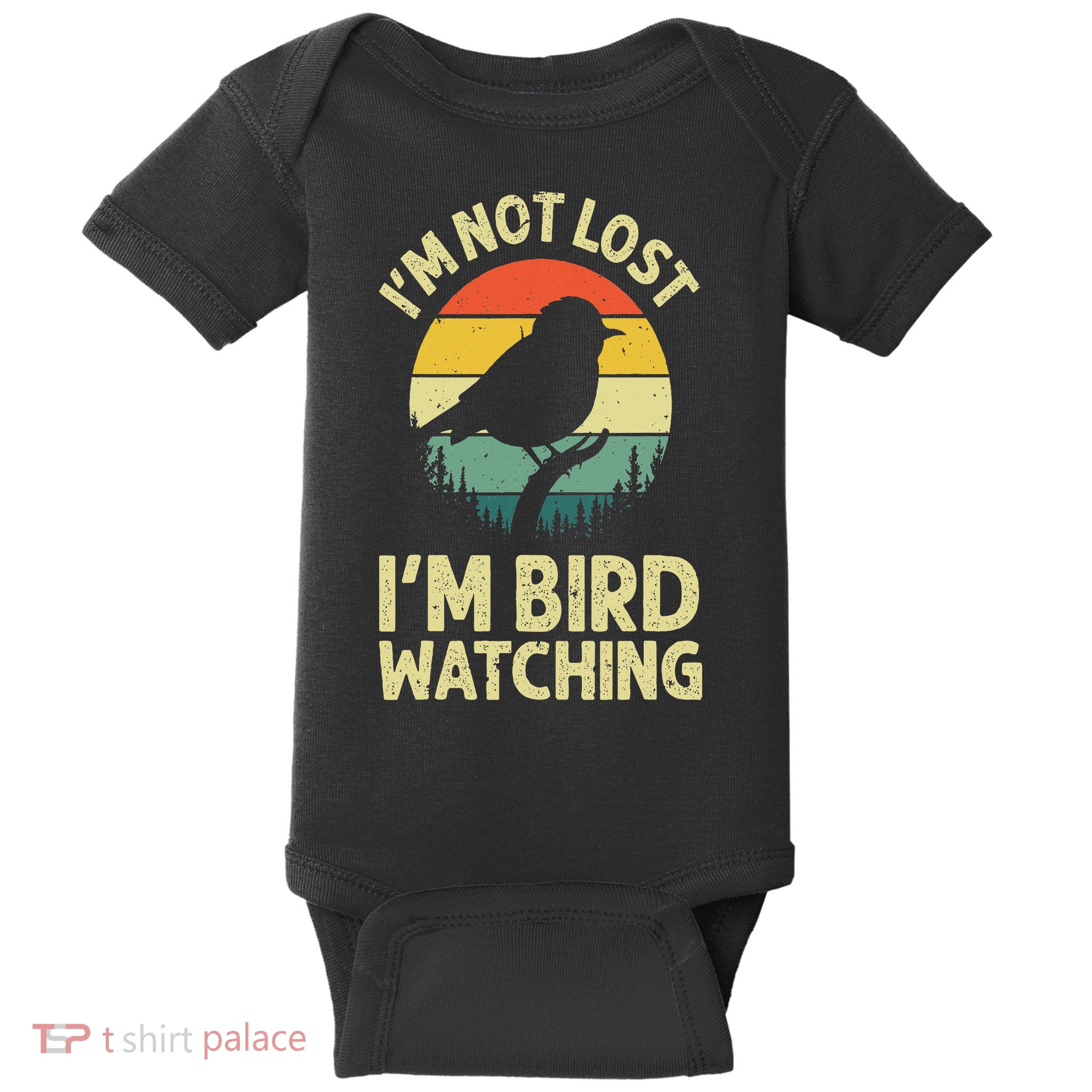 Cool Bird Watching Design For Women Bird Watcher Birder Baby Bodysuit