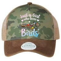 Cool Bird Watcher Art For Women Birding Nerd Birder Legacy Tie Dye Trucker Hat