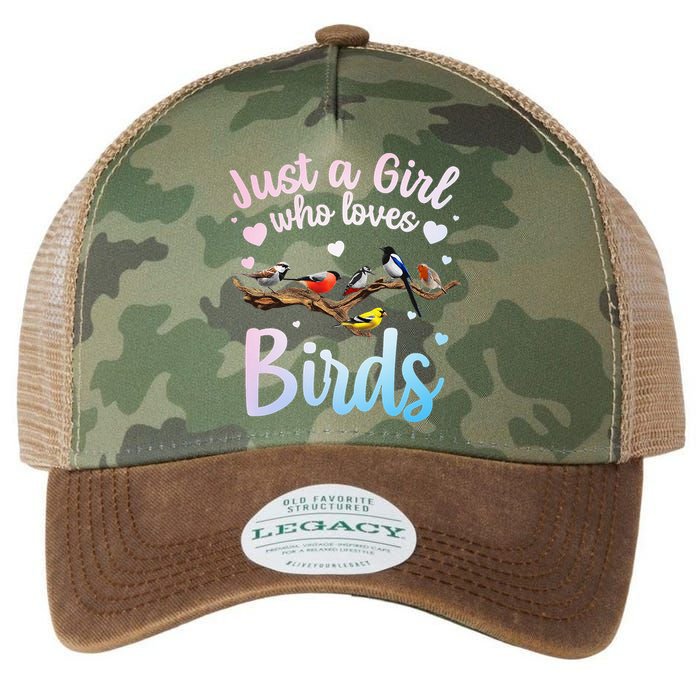 Cool Bird Watcher Art For Women Birding Nerd Birder Legacy Tie Dye Trucker Hat