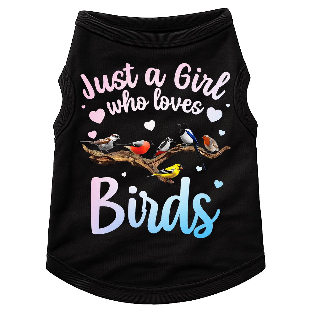 Cool Bird Watcher Art For Women Birding Nerd Birder Doggie Tank