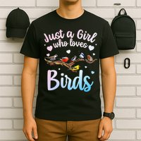 Cool Bird Watcher Art For Women Birding Nerd Birder T-Shirt