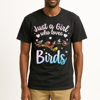 Cool Bird Watcher Art For Women Birding Nerd Birder Tall T-Shirt