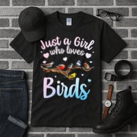 Cool Bird Watcher Art For Women Birding Nerd Birder Tall T-Shirt