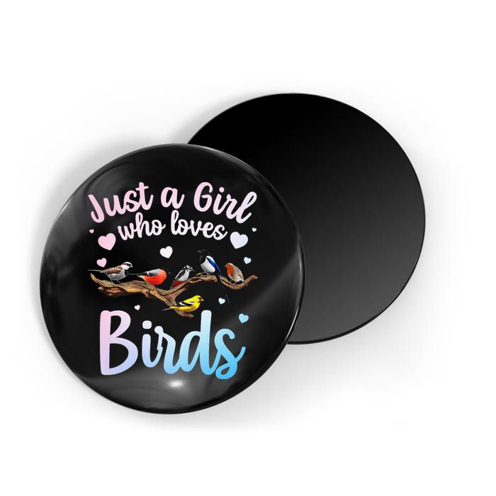 Cool Bird Watcher Art For Women Birding Nerd Birder Magnet