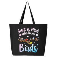 Cool Bird Watcher Art For Women Birding Nerd Birder 25L Jumbo Tote