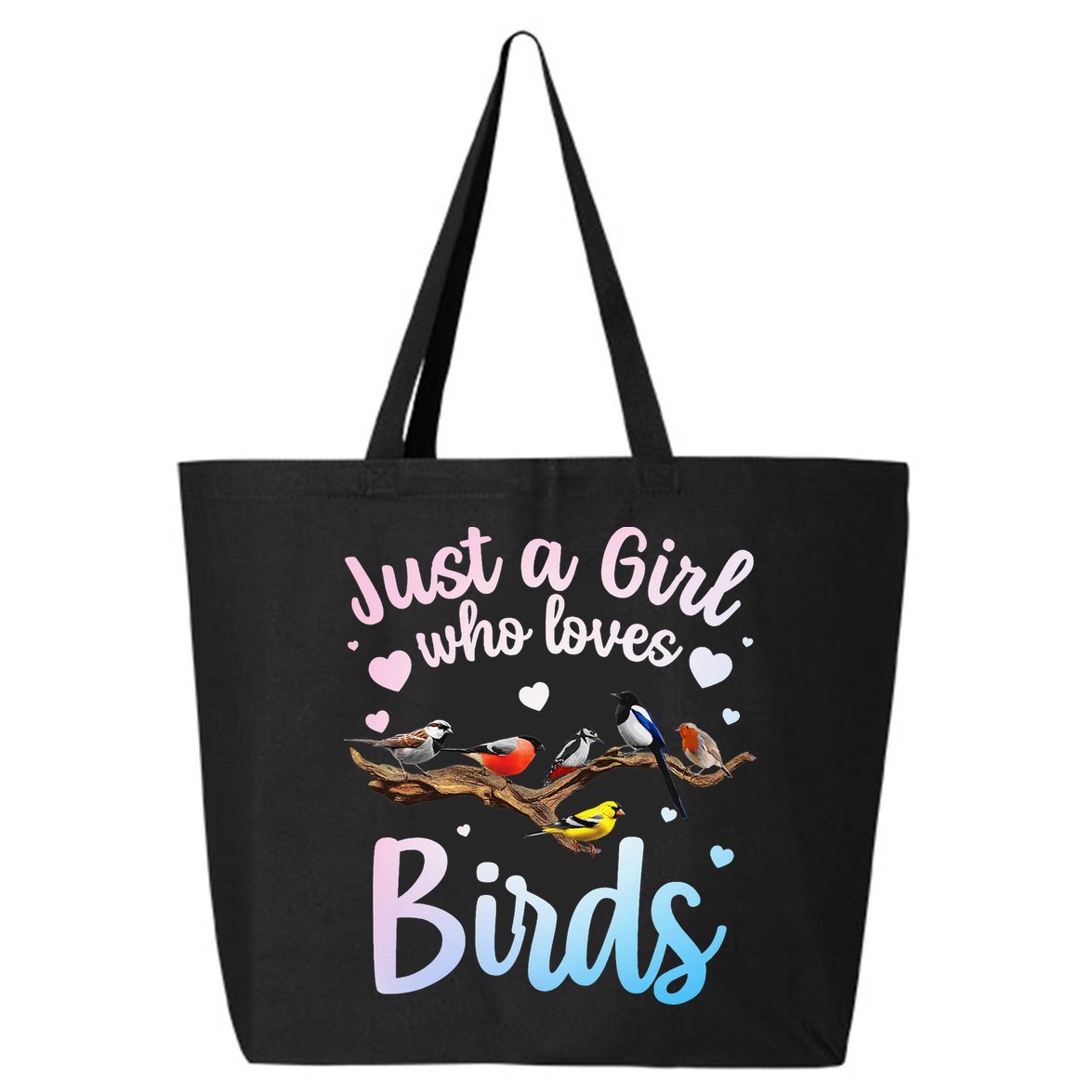 Cool Bird Watcher Art For Women Birding Nerd Birder 25L Jumbo Tote