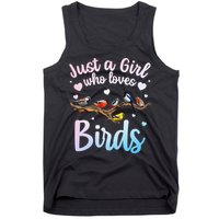 Cool Bird Watcher Art For Women Birding Nerd Birder Tank Top