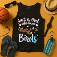 Cool Bird Watcher Art For Women Birding Nerd Birder Tank Top