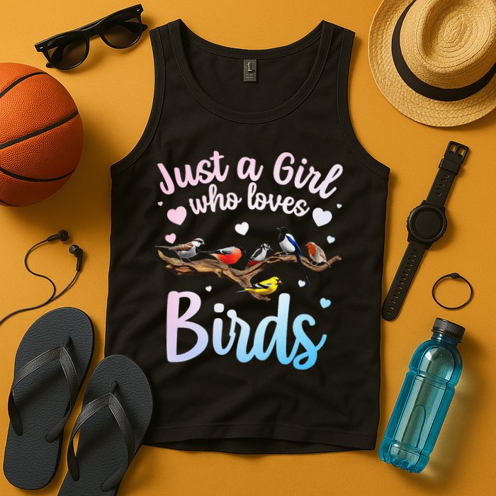Cool Bird Watcher Art For Women Birding Nerd Birder Tank Top