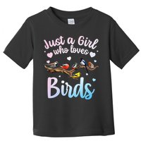 Cool Bird Watcher Art For Women Birding Nerd Birder Toddler T-Shirt